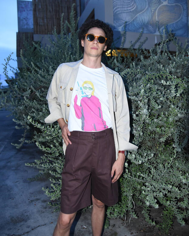 Product photography for a lofi Kurt Cobain drawing for one of my t-shirt lines.